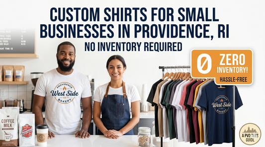 Custom Shirts for Small Businesses in Providence, RI — No Inventory Required