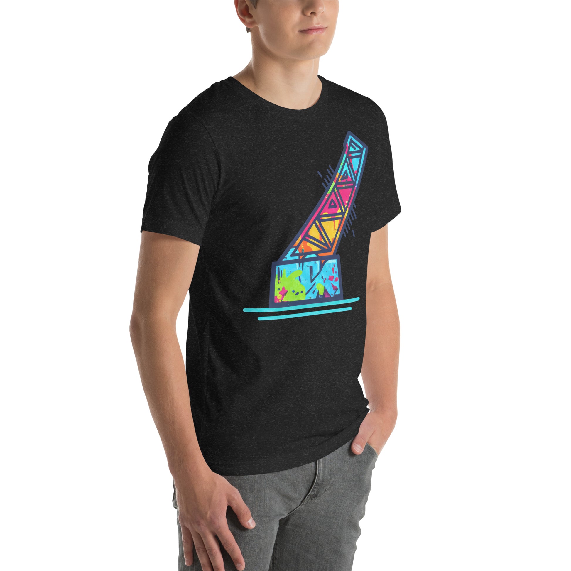 Rainbow PVD Art T-Shirt — unisex Rhode Island tee | PVD Tees